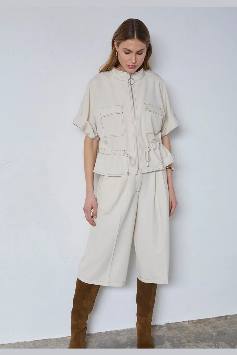 Co´Couture - Terrycc Vest 40036 - 320 - Bisquit