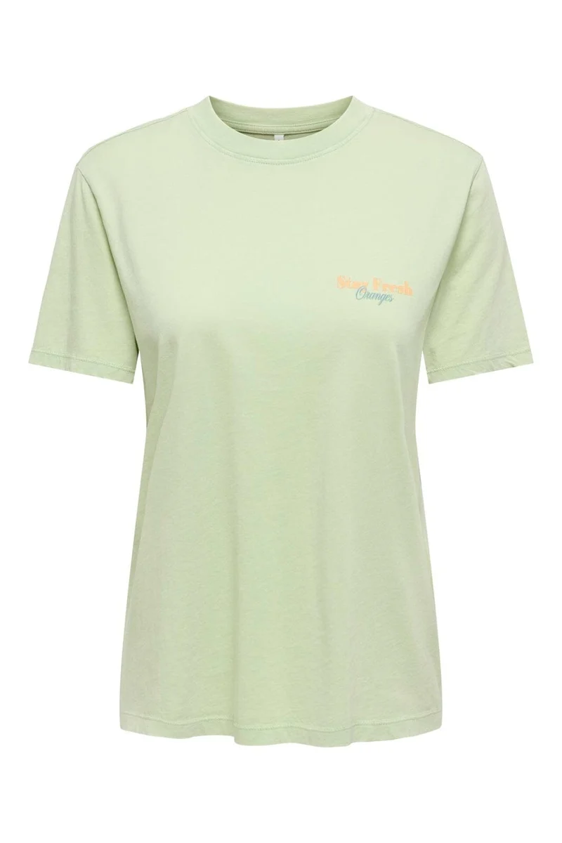 Only - Onllucy Monja S/S Top - 4962716 Laurel Green Stay Fresh
