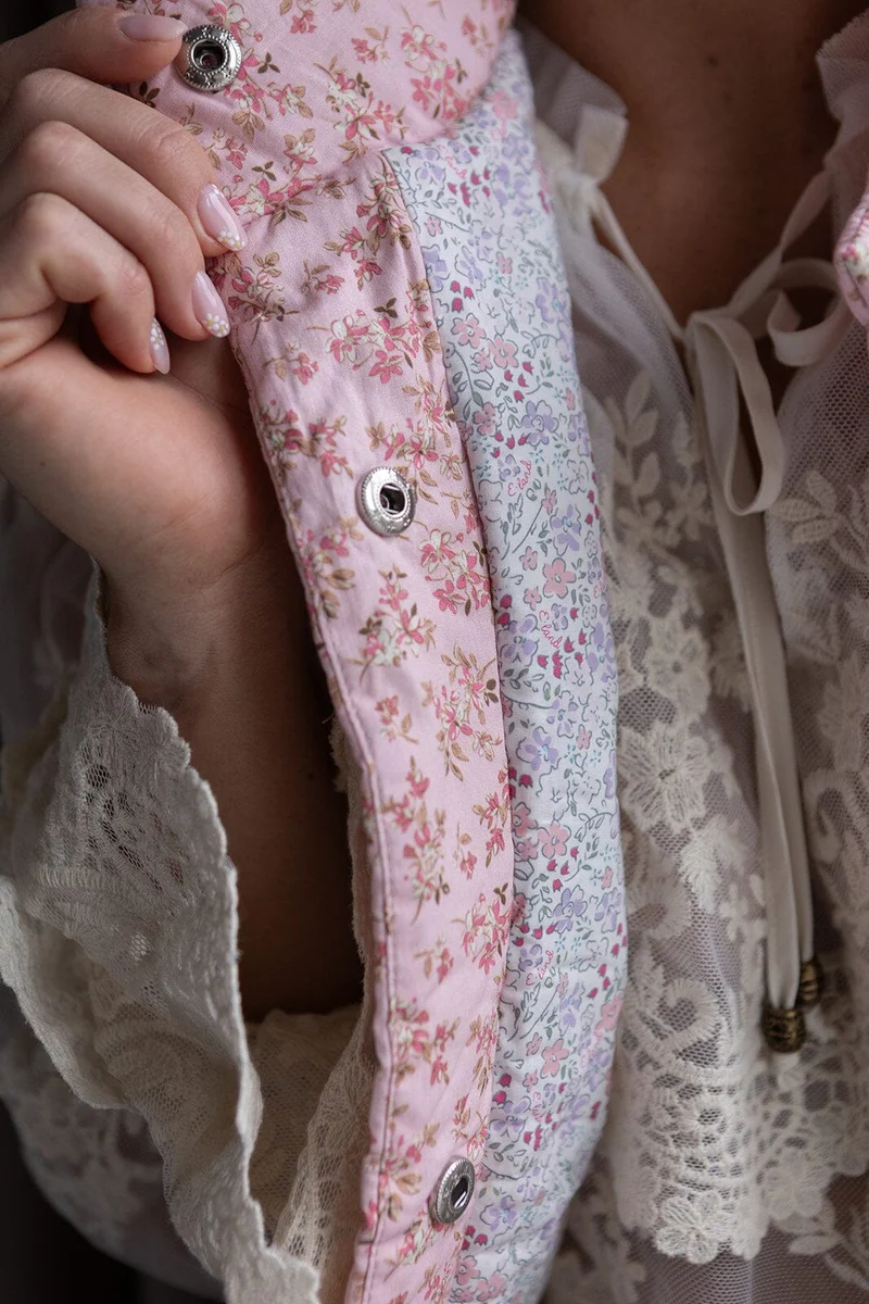 Molly&My x Melanie Due - Luise S Quilt Vest Vendbar - Light Pink