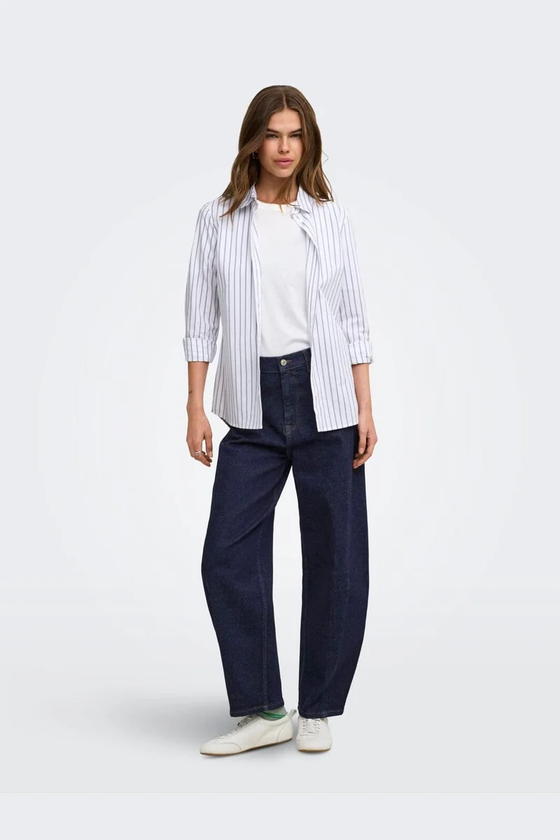 Only - Onljessica Barrel Ankle Azg421 - 5198926 Dark Blue Denim