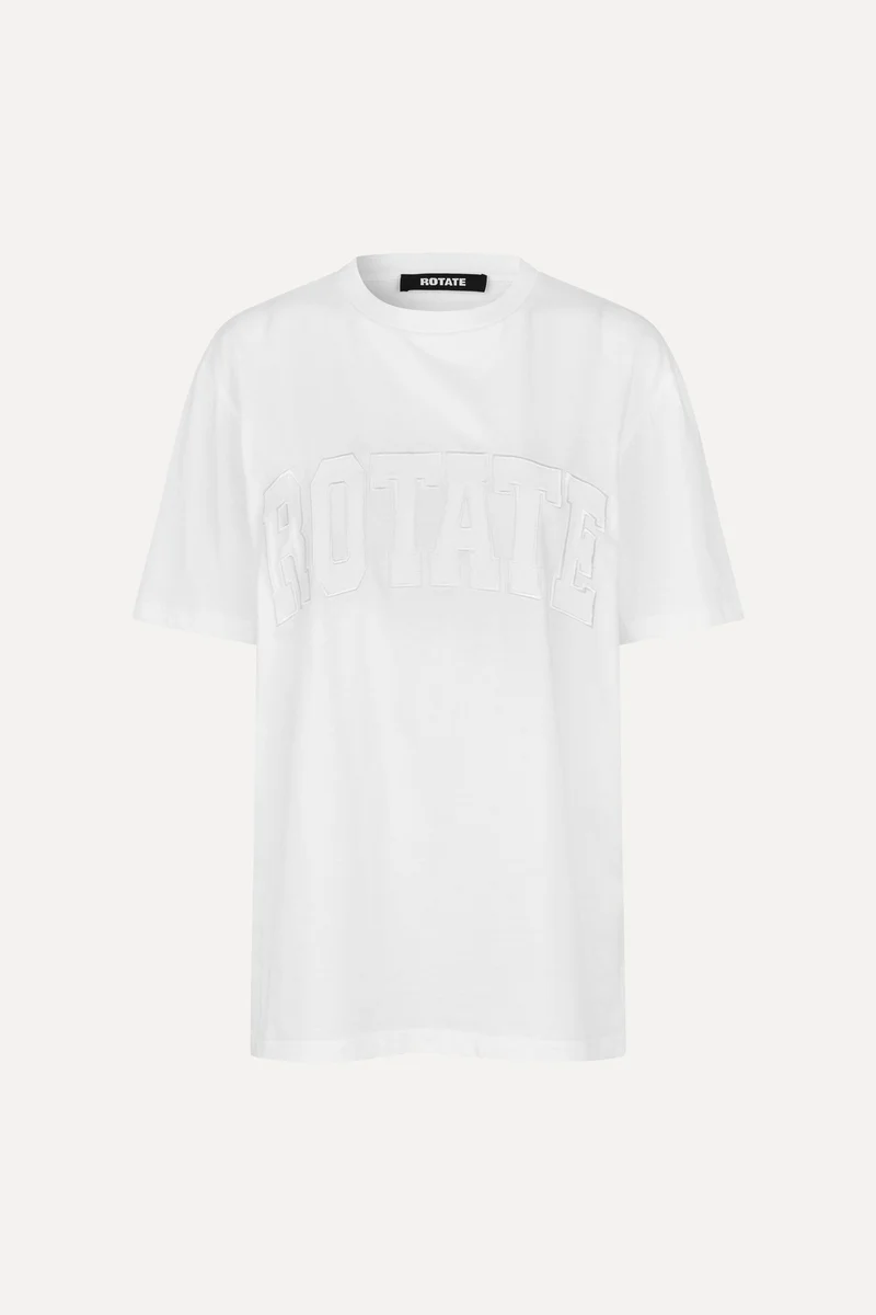 Rotate - Jersey Oversized T-Shirt 116919400 - 400 Bright White