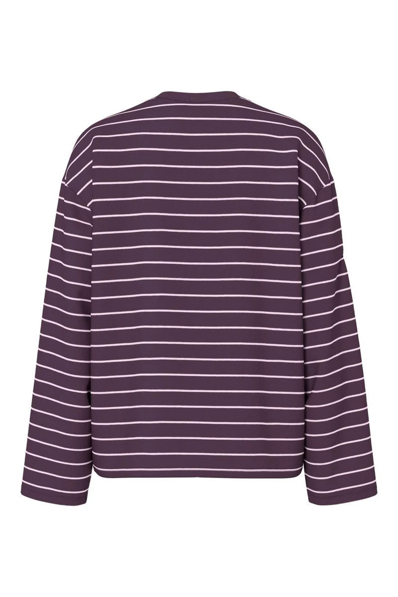 Pieces - Pcsadie Ls Top - 5127782 Plum Perfect New Flushing Pink