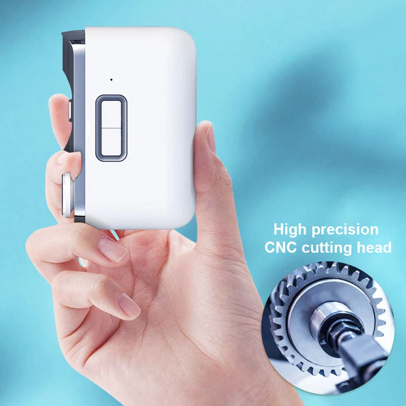 Pince à Ongles Électrique Rechargeable pour Soins de Nails Doux