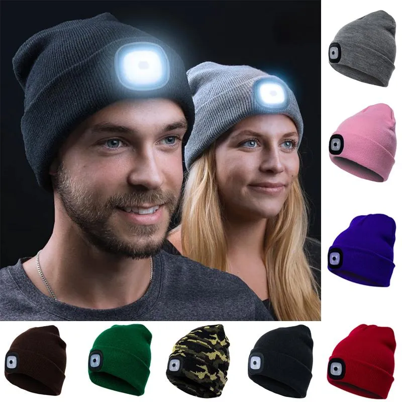 Casquette Lumineuse Réchargeable LED