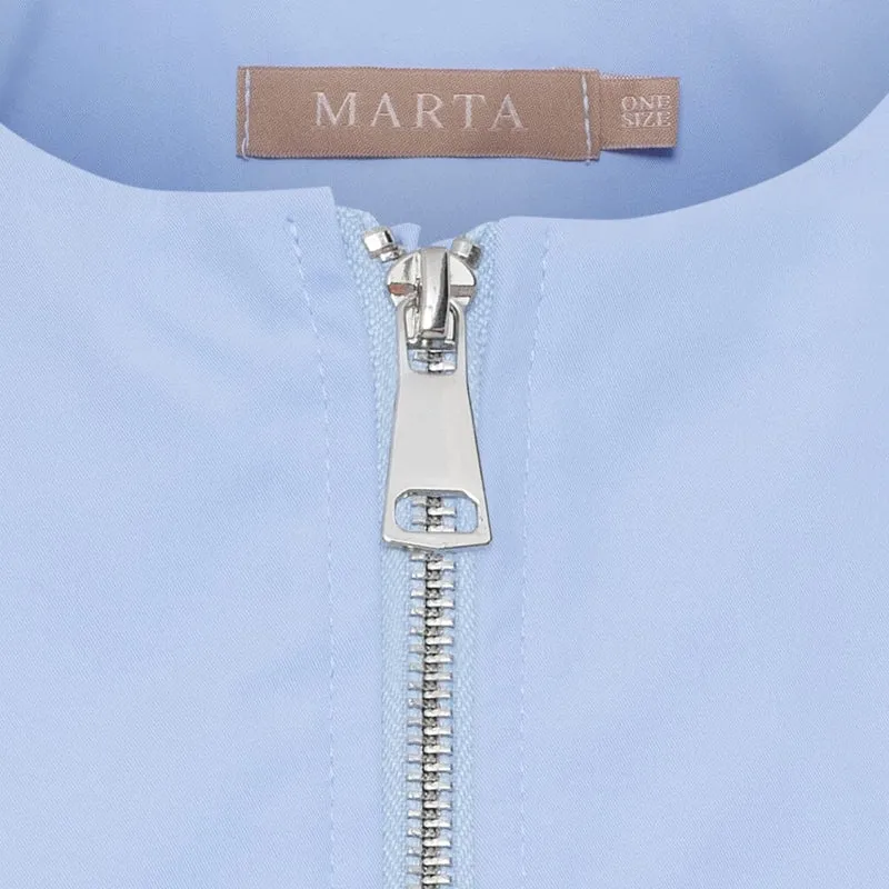 Marta Du Chateau - Mdctyra Vest 55009M - Sky