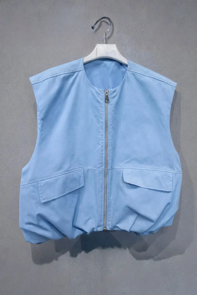 Marta Du Chateau - Mdctyra Vest 55009M - Sky