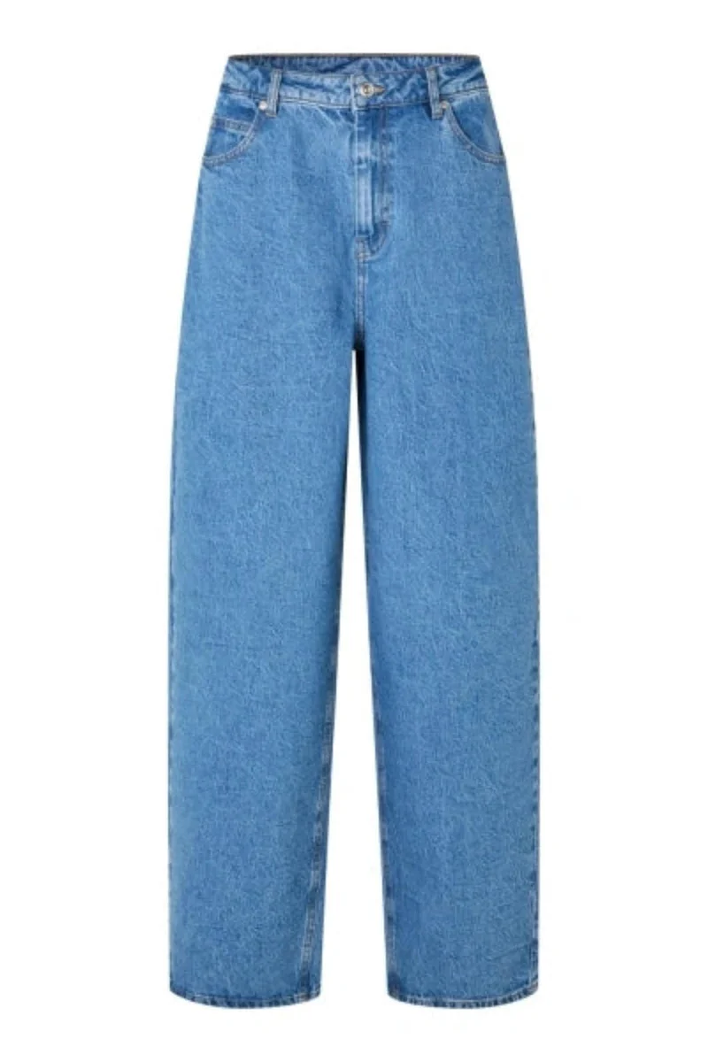 Second Female - Belton Barrel Denim Jeans 60442 - 5997 Blue denim