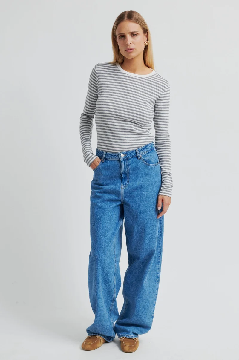 Second Female - Belton Barrel Denim Jeans 60442 - 5997 Blue denim