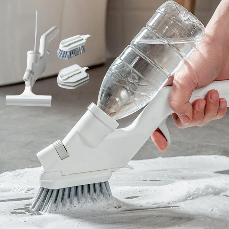 Brosse Muraux Baignoire Ergonomique avec Distributeur de Savon