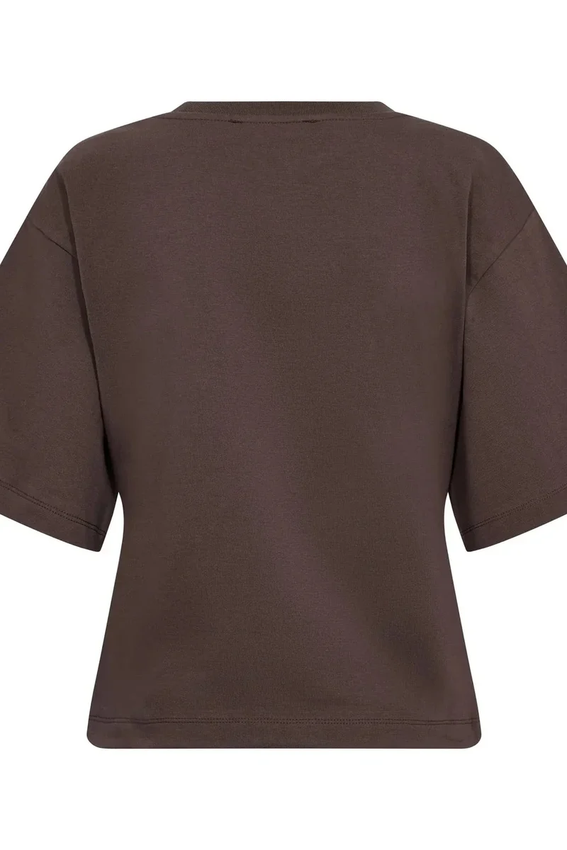 Co´Couture - 43013 Zengacc Tee O-Neck 500108 - 10012 - White - Flame
