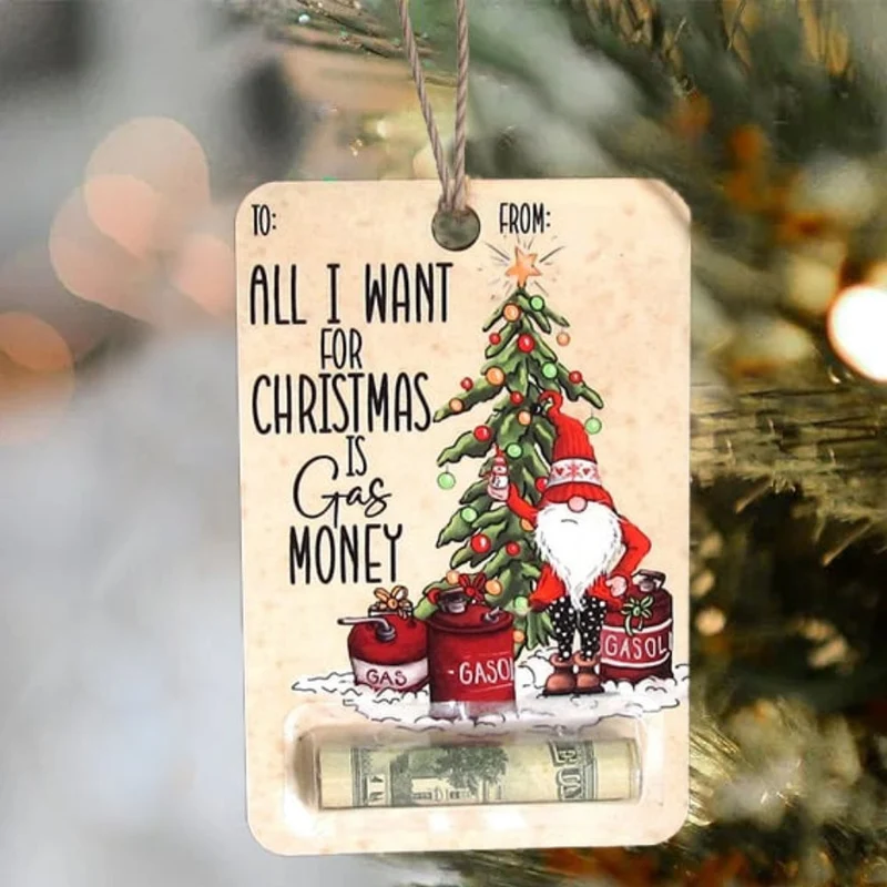 Support de Cartes de Noël en Bois Champêtre