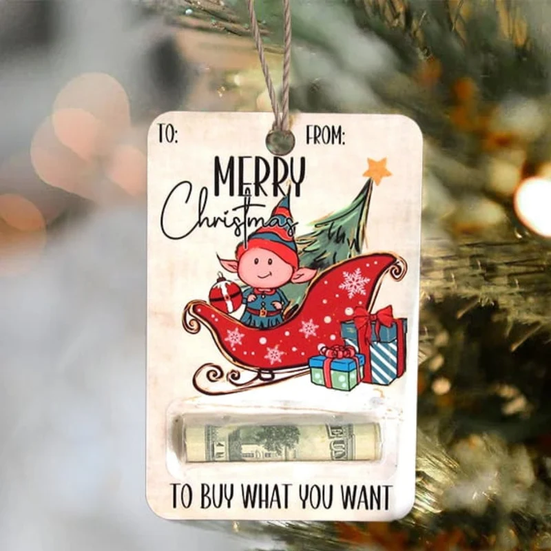 Support de Cartes de Noël en Bois Champêtre