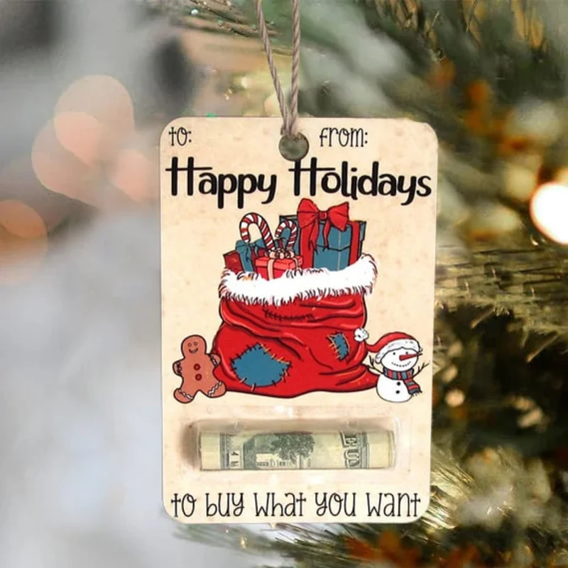 Support de Cartes de Noël en Bois Champêtre