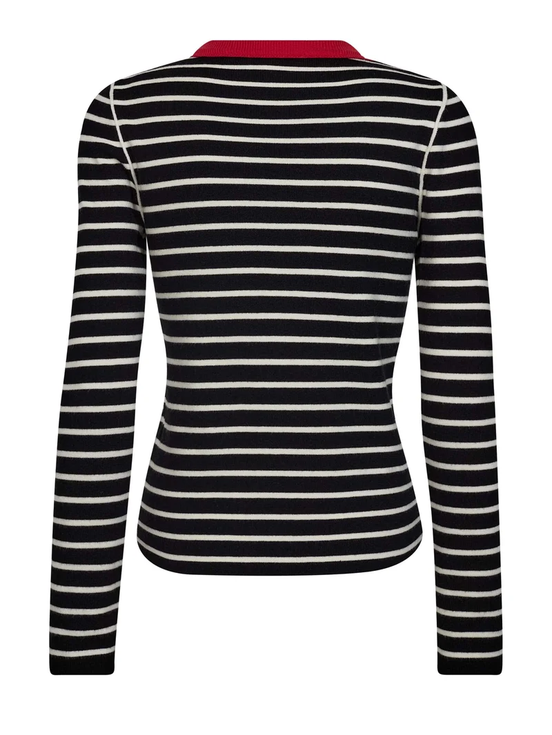 Gossia - Fabiolago Jumper G3116 - Black / Off-White Stripes