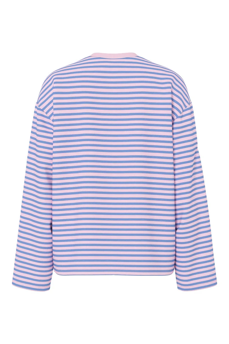 Pieces - Pcsadie Ls Top - 5127780 Flushing Pink Lavender Fields