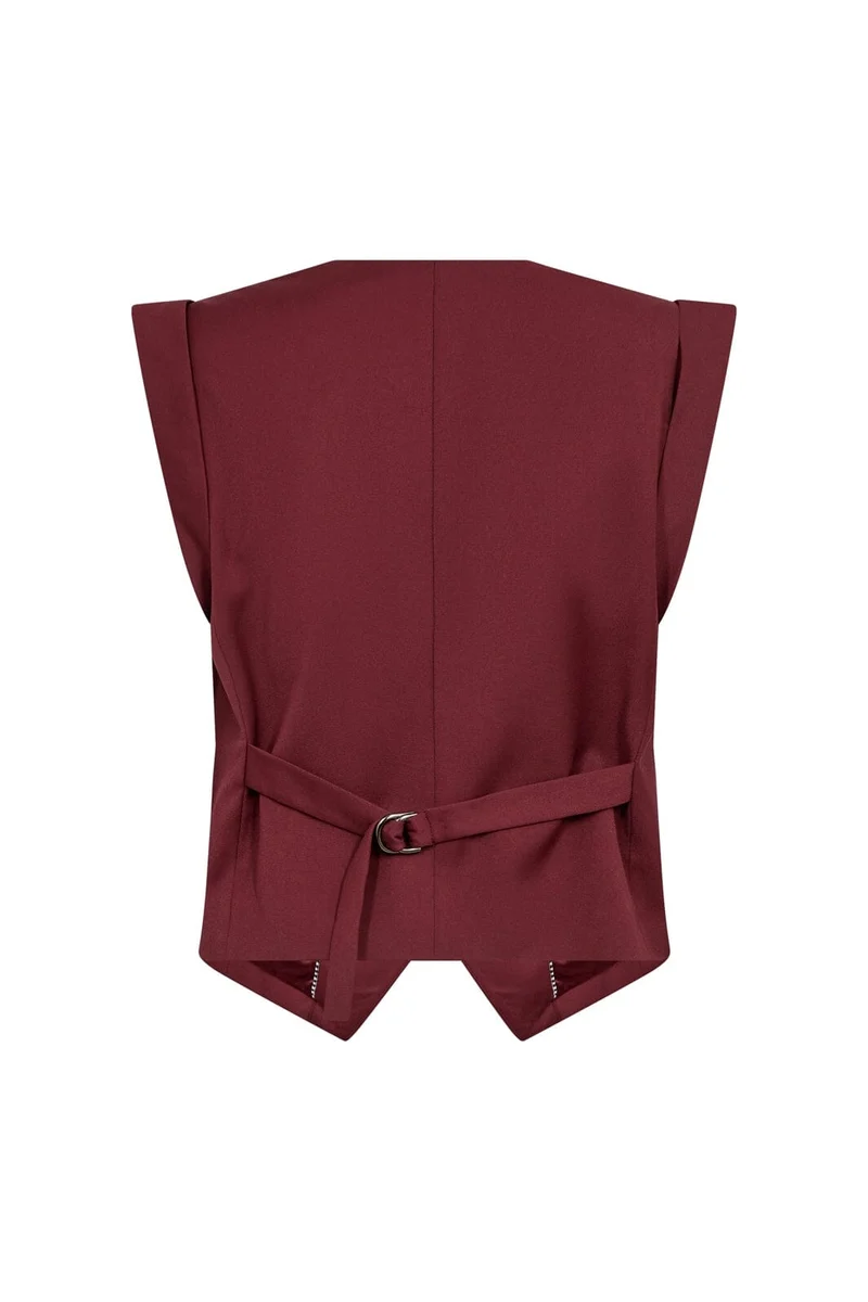 Co´Couture - Volicc Fitted Wing Vest 500287 - 30006 - Berry Red