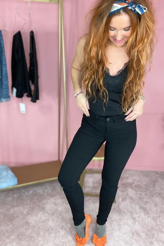 Pieces - PcHighskin Wear Jeggings - Black
