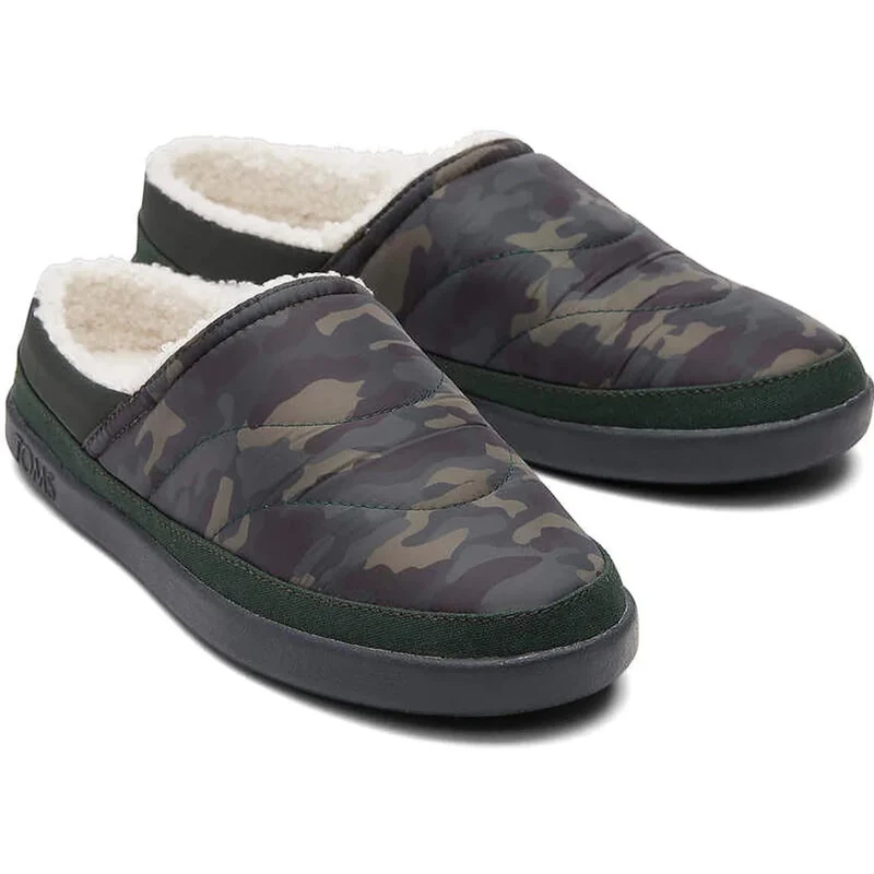 TOMS - Pantoufles Sage pour Femme