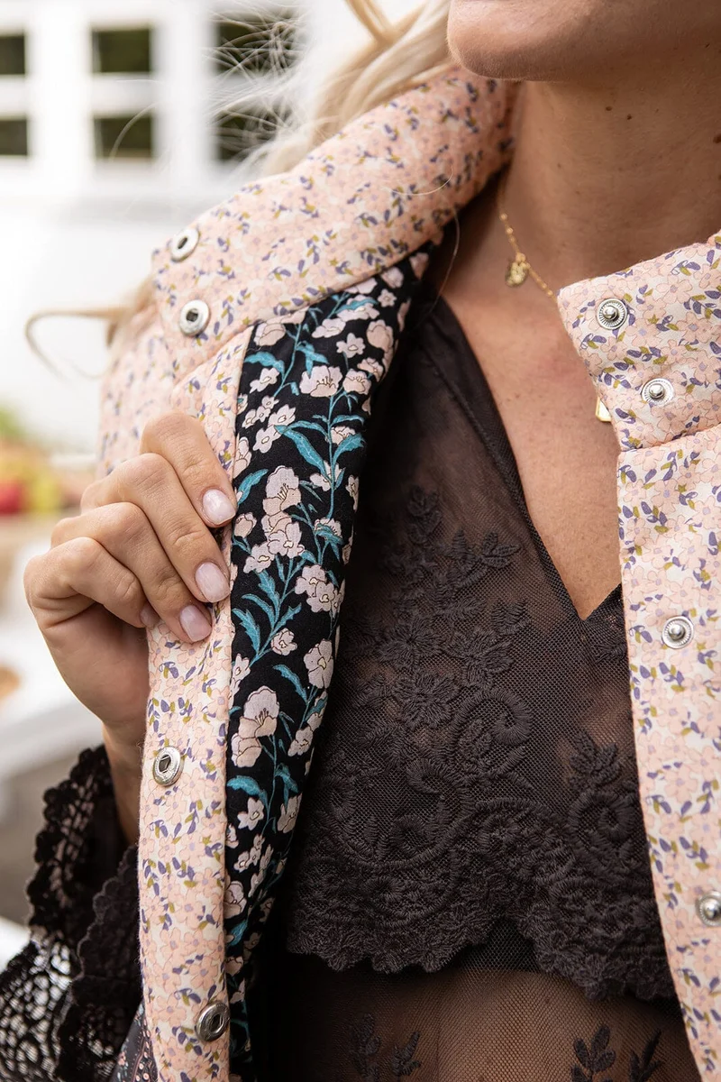 Molly&My X Melanie Due - Luise V Quilt Vest 2.0 169971 - 100 - Black