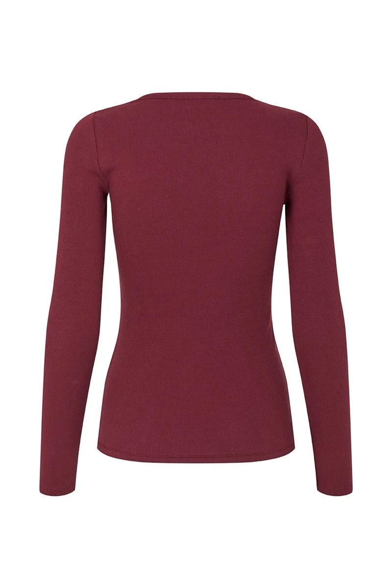 ModströM - Igormd Ls T-Shirt 59323 - 1447 - Windsor Wine