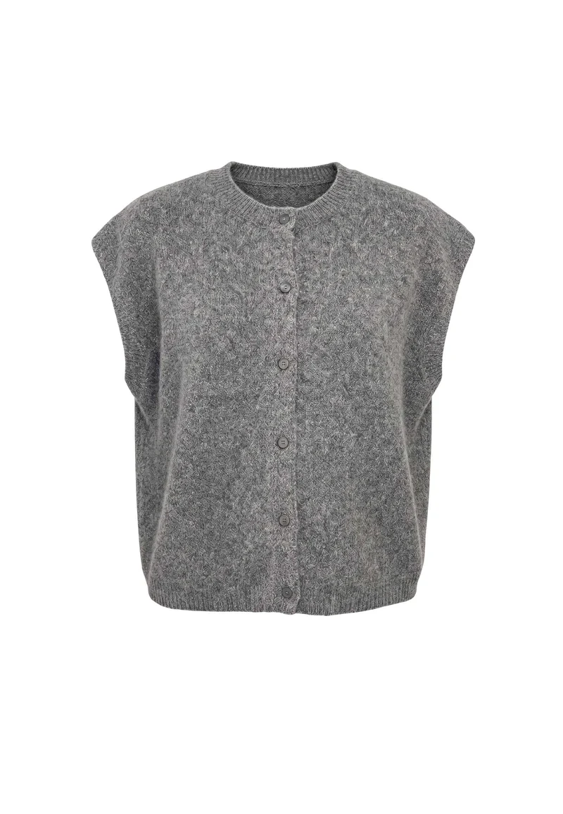 Liberte - Frida Oneck Vest 22474 - Dark Grey