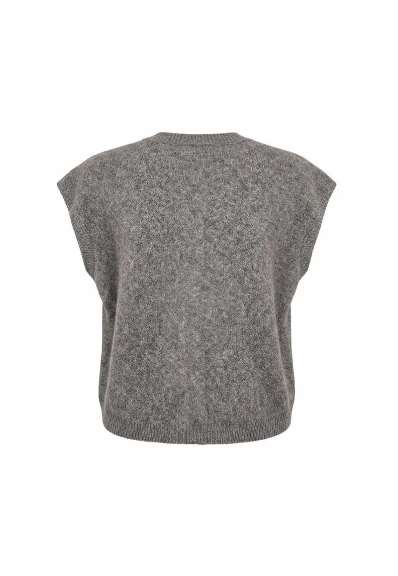 Liberte - Frida Oneck Vest 22474 - Dark Grey