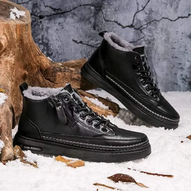 Marcherelle™ – Chaussures Hiver Antidérapantes avec Doublure Thermique