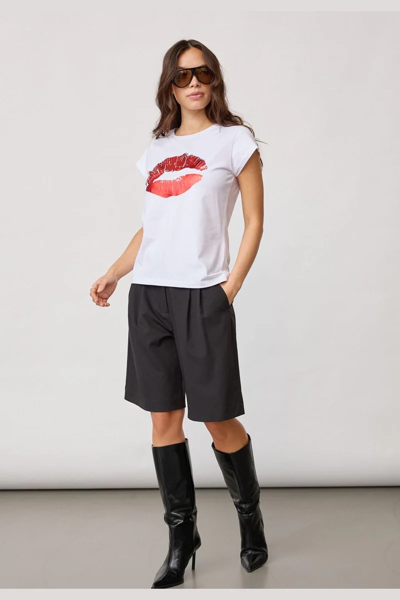 Co´Couture - 43099 Kisscc New Tee 503831 - 00011 - Red
