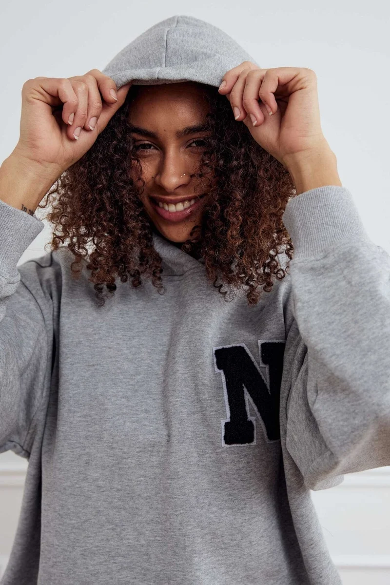 Noella - Lewanna Sweatshirt 13510002 - 972 - Medium Grey Mel.