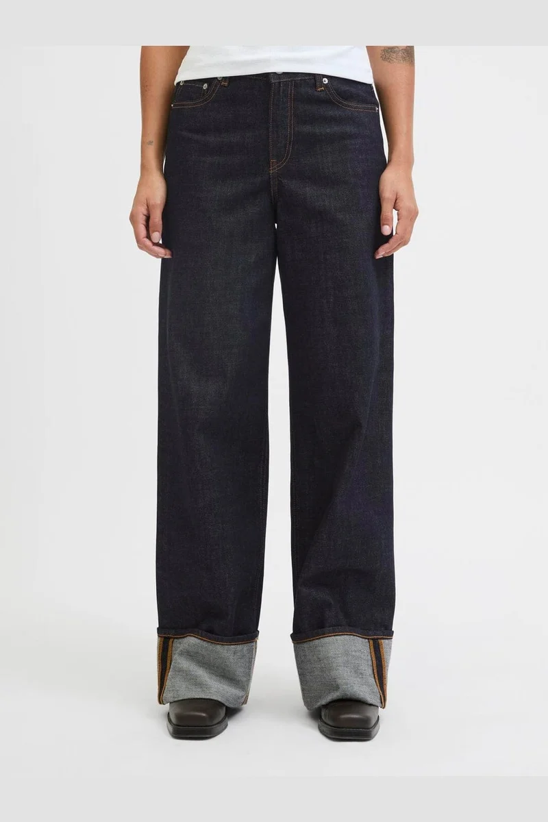 Jjxx - Jxtokyo Vega Wide Fold Up R269 - 4825097 Dark Blue Denim