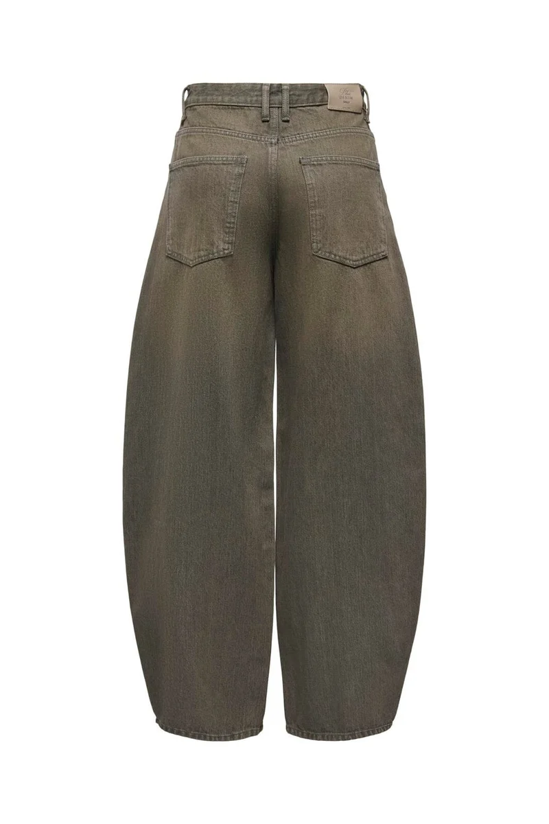 Only - Onltaylor Brown Barrel Red Tai - 5071032 Dark Brown Denim