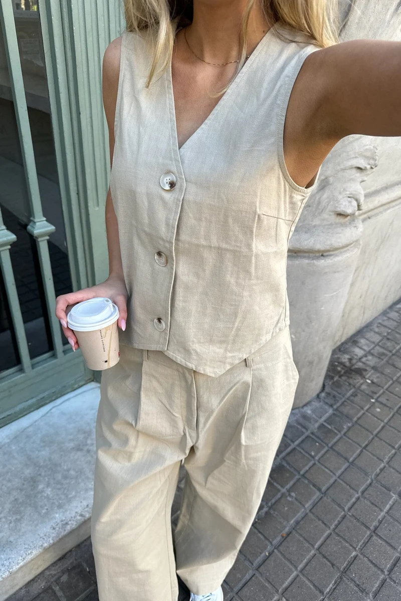 BYIC - Celinaic Vest - sand Sand