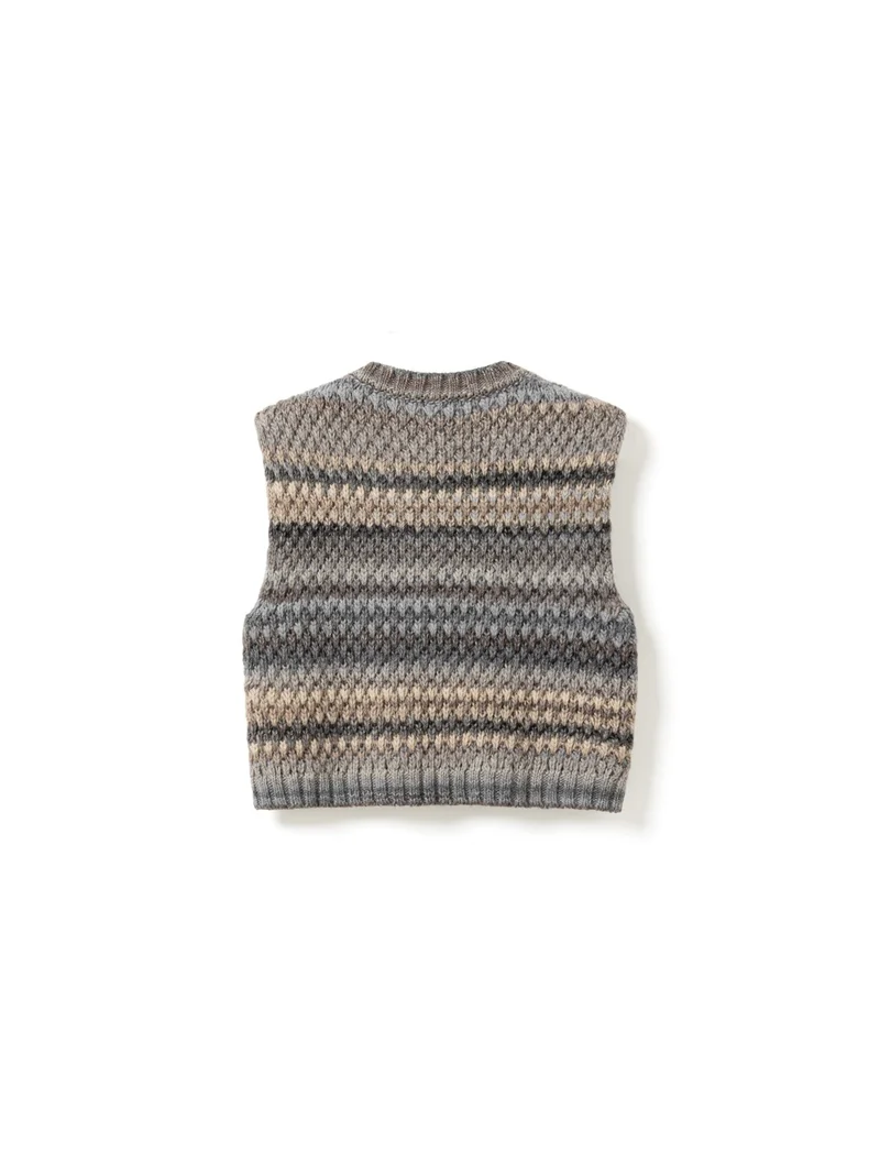 Noella - Gio Knit Vest 10872143 - 906 - Light Grey Mix