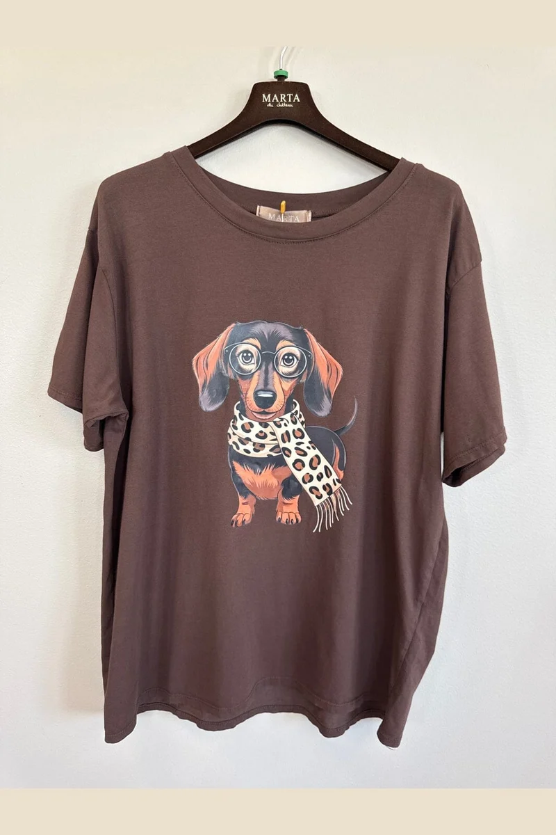 Marta Du Chateau - Mdcinge Tee 0532 - Chocolate