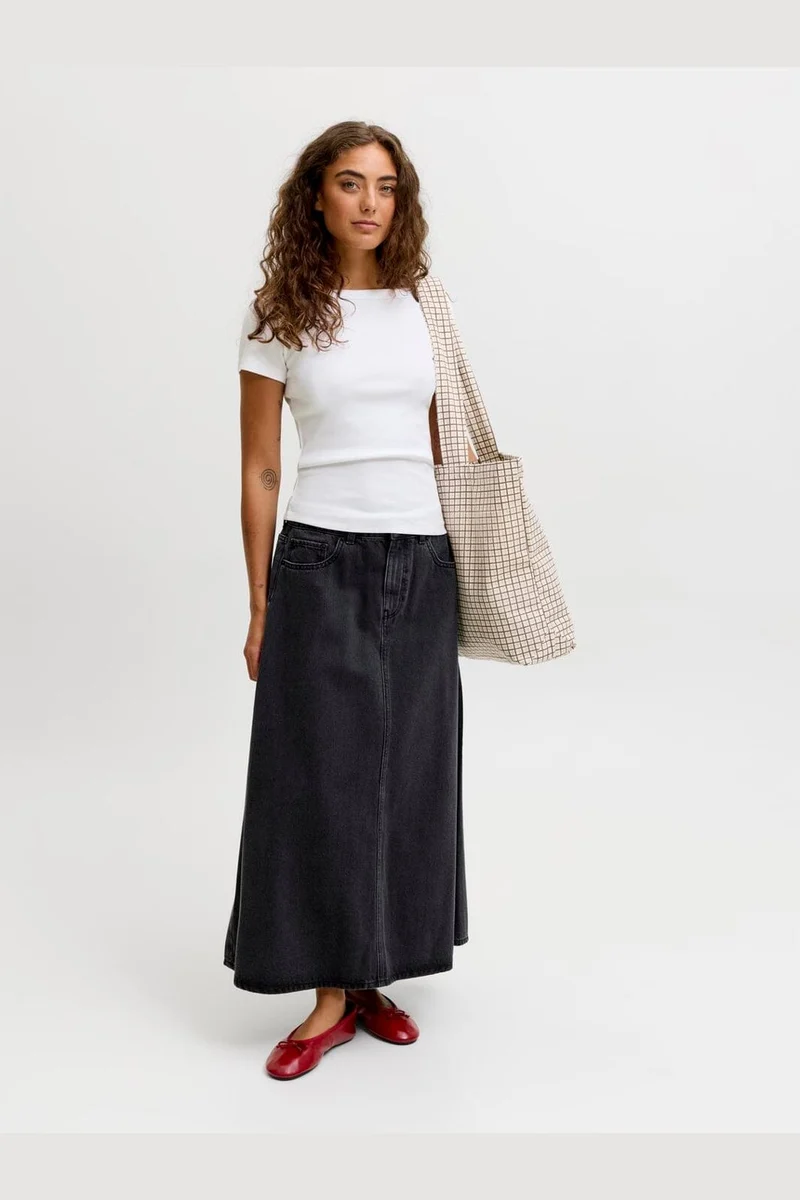 Jjxx - Jxfifi Str Ss Boatneck Tee - 5179395 Bright White