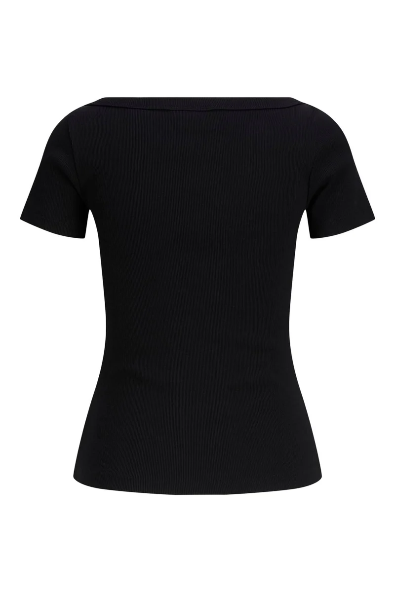 Jjxx - Jxfifi Str Ss Boatneck Tee - 5179394 Black