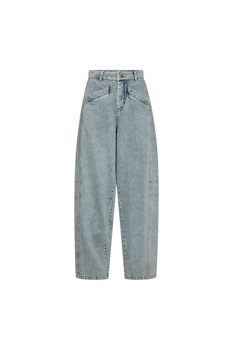 Co´Couture - Jacksoncc Barrel Jeans 500801 - 45007 - Bleach Denim