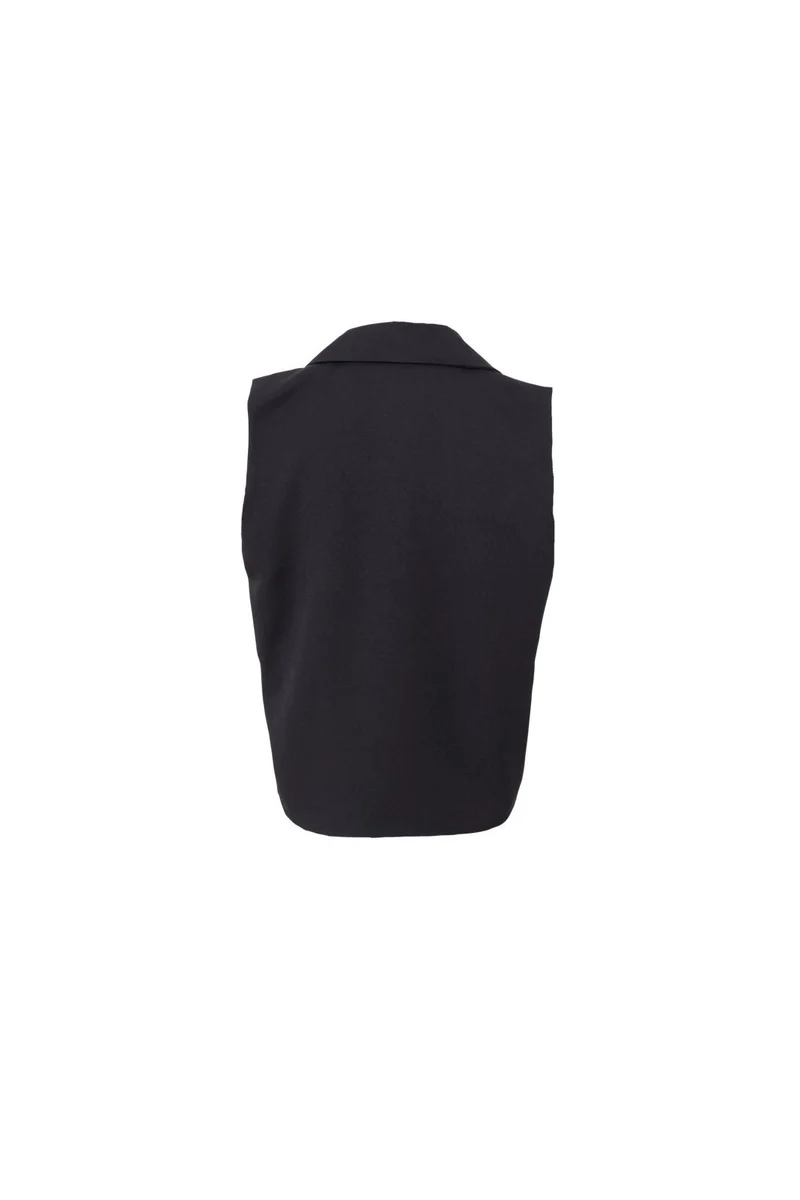 Black Colour - Bcrena Wrap Vest 41255 - Black