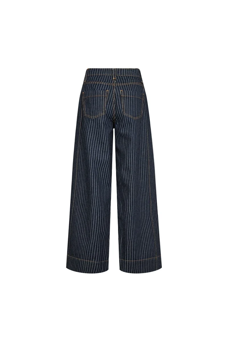 Co´Couture - Siggacc Stripe Pant 500039 - 45001 - Denim Blue