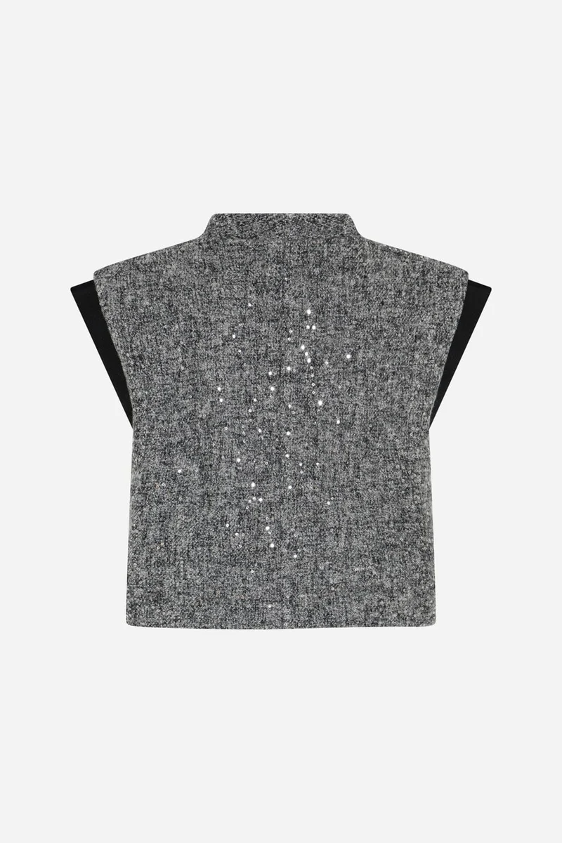 Bruuns Bazaar - Rhytisbbsila Vest Bbw5143 - Grey Melange