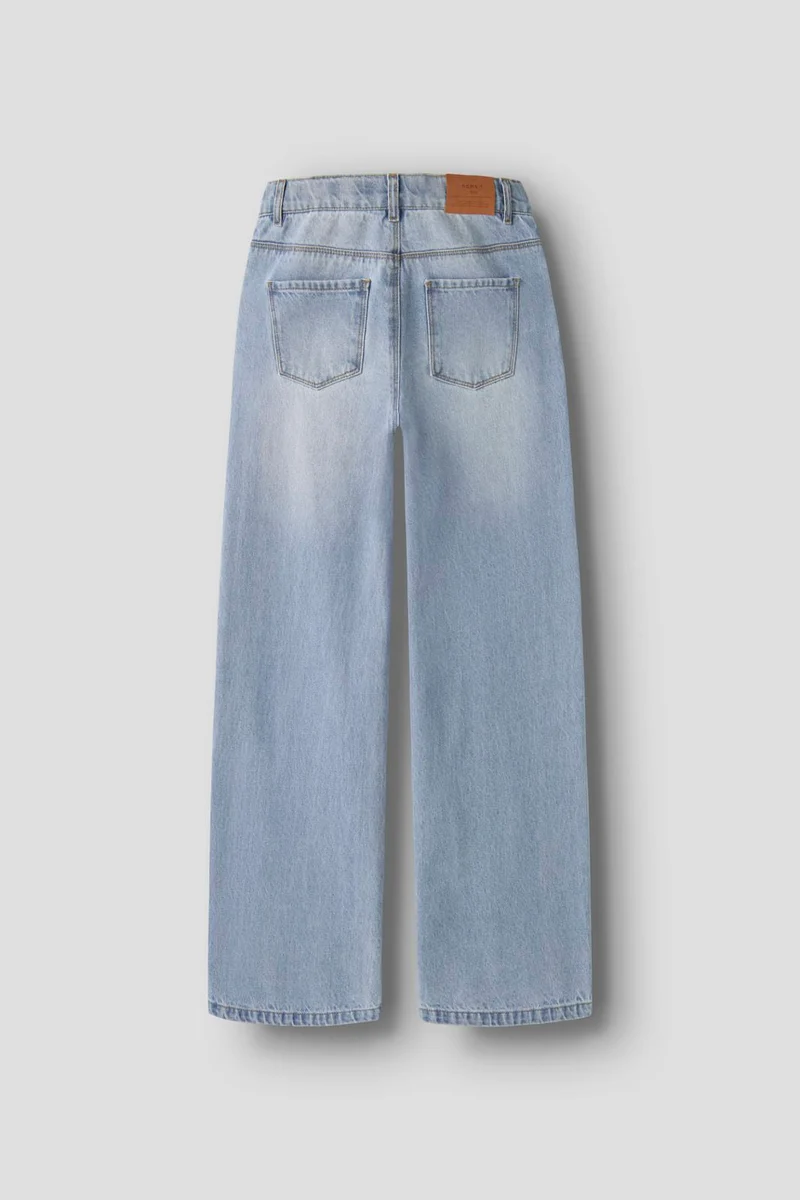 Name It - Nkfbella Wide Rhine Jeans 6608-Im - 5035715 Light Blue Denim