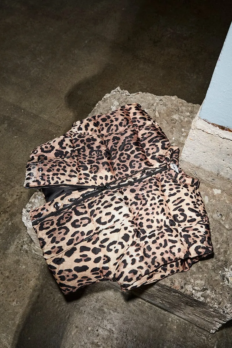 Haute L'Amitié - Animal Puffer Vest HL10734 - Animal Print