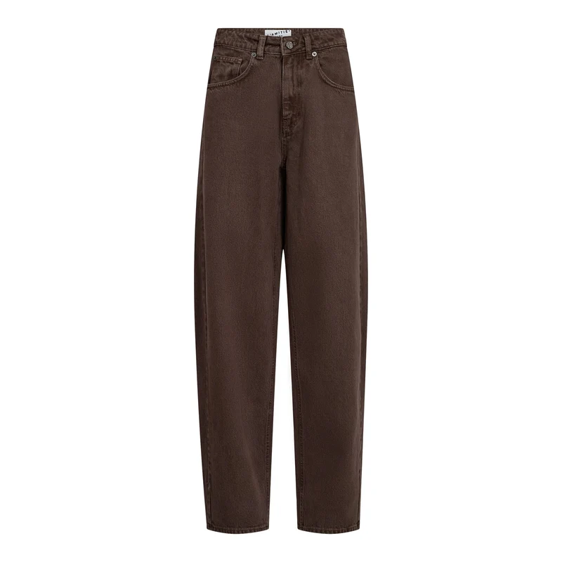 Haute L'Amitié - Uni Mid Rise Jeans HL10863 - Mocca