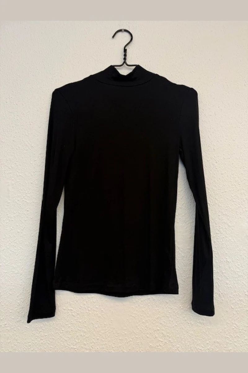 Haute L'Amitié - Lux Turtle Ls Tee HL10851 - Black