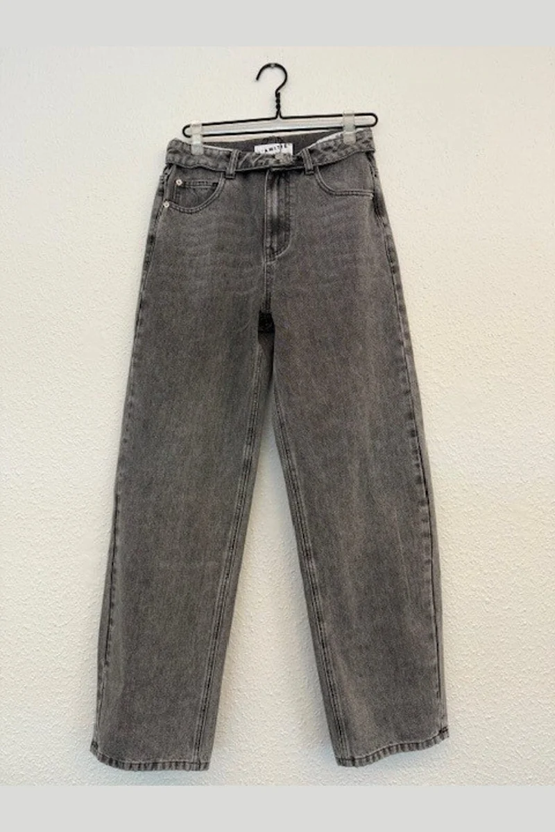 Haute L'Amitié - Flip Barrel Jeans HL10842 - Grey