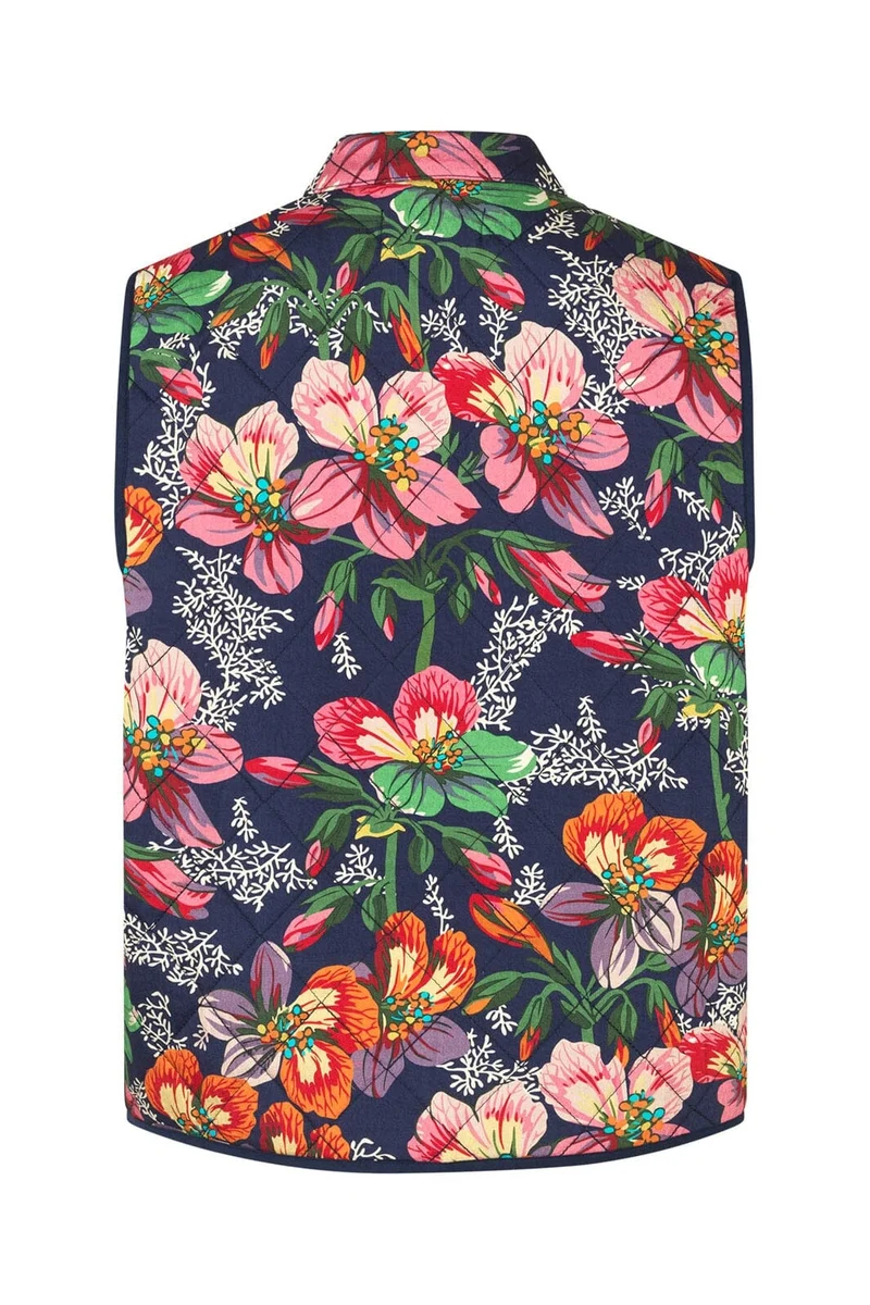 Lollys Laundry - Cairoll Vest 26465-1065 - 74 - Flower Print
