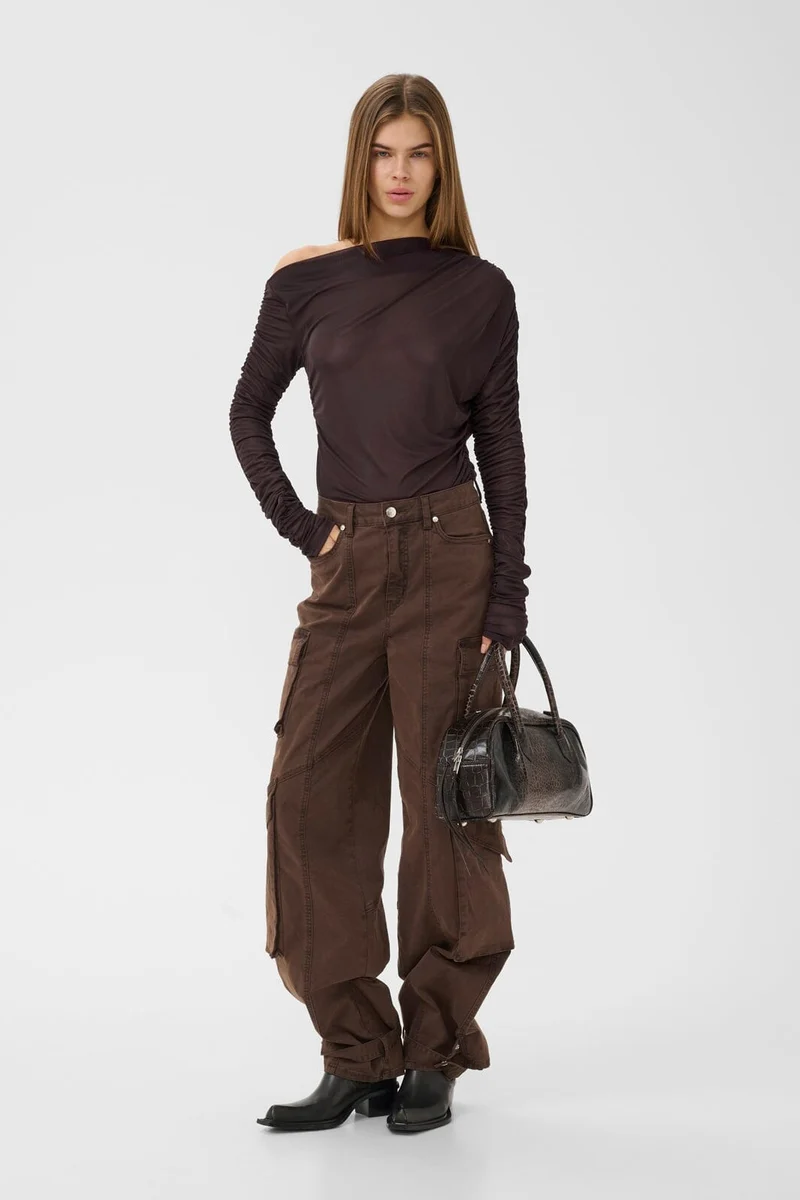 Gestuz - Gzcargi Pants 10911539 - 190814 - Slate Black