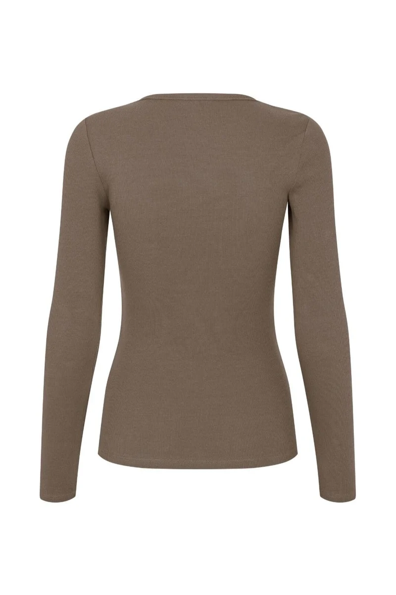 Modström - Igormd Ls T-Shirt 59323 - 5584 - Chocolate Chip