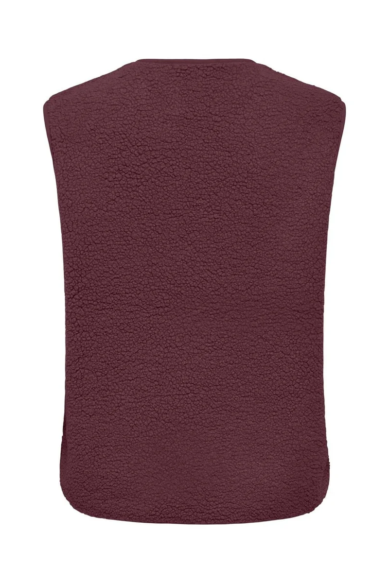 JDY - Jdysimina Teddy Waistcoat Qiq - 5118728 Windsor Wine