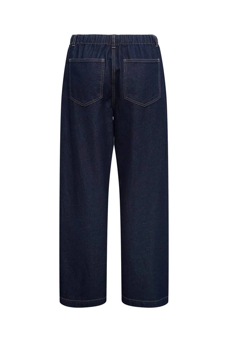 Only - Onltanner Wide Elas String Gua - 4934427 Dark Blue Denim